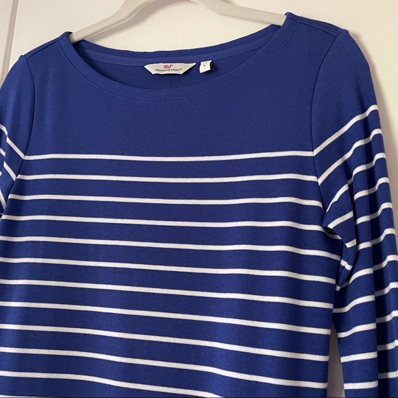 Vineyard Vines Striped Simple Boatneck Dress - Picture 9 of 16